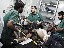 Des combattants de l’ASL blessés sur le front du quartier de Salaheddine sont soignés à l’hôpital principal d’Alep.
<br><i><b>

Wounded FSA fighters from the front in the district of Salaheddine being treated in Aleppo’s main hospital. </b></i>


<br><i>© Sebastiano Tomada - Sipa Press - 2013</i>
